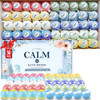 TranquilBliss Bath Bombs Set 50 PCS with 10 Rich Scents Bath Bombs for Women Natural Bubble Bombs with Shea Butter Safe