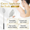 FieldSora Cream Applicator for Back Telescopic Easy to Clean Applies Creams Sunscreens and Ointments Accurate Applicatio
