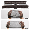 Disposable Bouffant Caps 100pcs24inches Hair Net Elastic Dust Cap for Food ServiceSalonSpaKitchen Head Cover Black