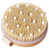 MainBasics Dry Brushing Body Brush for Lymphatic Drainage Dry Skin Cellulite Blood Circulation with Exfoliating Natural