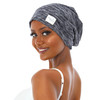 sent hair Silky Satin Lined Bonnet for Women Hair Cover Bonnet Sleep Cap Adjustable Slouchy Beanie for Long Curly HairBr