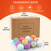 KASTU Bath Bombs Salt Balls12 PCS Gift SetVanilla Menthol Rose Extract Essential OilsMoisturizing Dry SkinFizzy SpaRelax