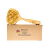 SHASH Since 1869 Hand Made in Germany Smooth 100 Boar Bristle Body Brush Gently Exfoliates Skin for a Softer Smoother Co