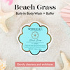 Spongelle Beach Grass Spongette Loofah Body Scrubber Bath Shower Loofah for Women Body Scrubber Exfoliator with Body Was