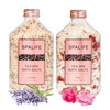 SpaLife Effervescent Rose Lavender Bath Salts for Women Relaxing All Natural Aromatherapy Dead Sea Salt Bath Soak Duo Re