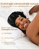 YANIBEST Silk Bonnet Satin Bonnet for Sleeping Women Men Adjustable Double Layer Hair Bonnet for Curly Braids Reduce Fri