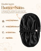 YANIBEST Silk Bonnet Satin Bonnet for Sleeping Women Men Adjustable Double Layer Hair Bonnet for Curly Braids Reduce Fri