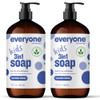Everyone 3in1 Kids Soap Body Wash Bubble Bath Shampoo 32 Ounce Pack of 2 Lavender Lullaby made with Essential Oils for T