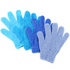 Slick Exfoliating Gloves 4 Pcs Skin Exfoliator for Body Bath Scrub Gloves Shower Accessories for Women Exfoliation Mitt