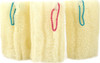NileCart Loofah Pack of 3 Scrubbies for Body 6 in Egyptian Loofah Sponge Natural Exfoliating Body Scrubber Shower Loofah