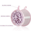 Boao 6 Pcs Bath Shower Pouf Sponge Mesh Pouf Shower Ball Exfoliating Body Sponge Pad Scrubber Glove with Flower Bath Bal
