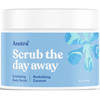 ASUTRA Dead Sea Salt Essential Oil Body Scrub Exfoliator Revitalizing Coconut 16 oz Ultra Hydrating Gentle Moisturizing