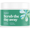 ASUTRA Dead Sea Salt Essential Oil Body Scrub Exfoliator Purifying Peppermint 16 oz Ultra Hydrating Gentle Moisturizing