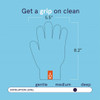 Cleanlogic Detoxify Charcoal Infused Exfoliating Glove Stretchy Bath Shower Gloves Reusable Exfoliator Tool for Smooth S