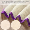 Tatuo 5 Pcs Exfoliating Face and Body Wash Cloths Towel Weave Bath Exfoliating Scrub Massage Bath Cloth for Women and Me