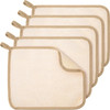 Tatuo 5 Pcs Exfoliating Face and Body Wash Cloths Towel Weave Bath Exfoliating Scrub Massage Bath Cloth for Women and Me