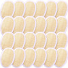 Boao 24 Pcs Loofah Pack Loofah Pads Bulk for Facial Exfoliating Body Bath Shower Mini Sponge Pads Natural Scrubber Brush