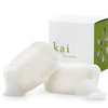 kai Body Buffer 2 Count exfoliating Bath sponges with Builtin Cleanser Gardenia Scent Vegan CrueltyFree Gently exfoliate