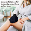 Natural Elephant Exfoliating Hammam Glove Authentic Moroccan Kessa Body Scrub Mitt for SpaQuality Skin Renewal Pure Blac