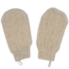 Bleu Bath 2 Pack Natural Exfoliating Hemp Bath Mitt Shower Gloves Loofah Washcloth Sponge Machine Washable Body Scrubber