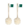 EcoTools EcoPouf Bath Brush Loofah Brush for Bath Shower Made with Long Handle Recycled Soft Netting for Gentle Exfoliat