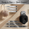 SILKLE Silicone Body Scrubber Gentle Exfoliating Shower Scrubber for Body Bath Silicone Shower Brush Loofah Alternative