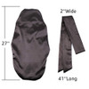 sent hair XL Satin Hair Bonnet for Women DoubleLayer Elastic Night Sleeping Cap with Tie Band for BraidsCurlyLong Hair B