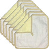 MrCuishop 6 Pack 12 Large XL Soft Weave Spa Exfoliating Face and Body Wash Cloths DualSided with Exfoliating Scrub and S