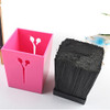 OLizee Professional Acylic Salon Scissors Holder Box Hairdressing Combs Clips Organizer Rack for Hair StylistWhite