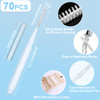 MAPVOLUT 70Piece Heavy Duty Shower Head Cleaning Brush Set Professional Grade Bristles for Deep Cleaning Small Holes Gap