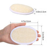 18 Packs Exfoliating Loofah Sponge Pads Facial Body Bath Shower Loofah Sponge Pad Natural Exfoliating Scrubber Brush for