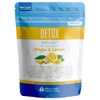 Detox Bath Salt 32 Ounces 2 Lbs USP Grade Epsom Salt with Natural Ginger and Lemon Essential Oils Plus Vitamin C in BPA