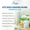 Hemorrhoid Care Postpartum Care Bartholin Cyst Relief FIVONA Sitz Bath Salt Natural Epsom Blend with Essential Oils Soak