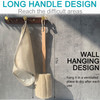 Natural Exfoliating Loofah luffa loofa Bath Brush On a Stick with Long Wooden Handle Back Brush for Men Women Shower Spo