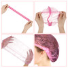 100 Pcs Disposable Nonwoven Bouffant Caps 21 Inch Hair Net Elastic Cap Hair Cover Hats for Beauty Salon Hospital Spa Cat