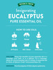 Natures Truth Eucalyptus Essential Oil 15 mL for Diffuser Aromatherapy and Massage Pure Plant Based NonGMO Gluten Free