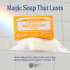 Dr Bronners PureCastile Magic Bar Soaps Made with Regenerative Organic Certified Oils For Face Body Hair Vegan Soap Bars