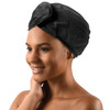 DONNA Silky Satin Wrap Cap Adjustable Hair Wrap for Women Soft Smooth Satin Head Wrap Comfortable Wide Design for Sleepi