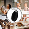 2 Pack Silicone Body Scrubber Loofah DoubleSided Body BrushShower Scrubber and Scalp Massager Shampoo Brush for Sensitiv