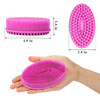 TDHDIKE Silicone Body Scrubber Loofah Set of 3 Soft Exfoliating Body Bath Shower Scrubber Loofsh Brush for Sensitive Kid