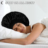 Extra Large Satin Bonnet Hair Cap 17inches Silk Bonnet for Sleeping Jumbo Silk Sleep Cap for Women Braids Curly Hair Loc