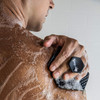 TOOLETRIES Body Scrubber Exfoliates Deep Cleans Silicone Shower Bathroom Accessory with Bespoke Bristles and Ergonomic H