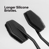 TOOLETRIES Silicone Back Scrubber with Hook Exfoliating Shower Brush Back Washer for Men Durable Back Brush with Long Ha