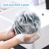 AmazerBath Loofah Sponge 75gPiece Exfoliating Bath Sponge Body Scrubber Loofa Set of 4 Grey BluePinkGreyWhite Large