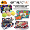 Bath Bombs for Women Gift Set 24 Natural Organic Bath Bombs with Essential Oils Moisturizing Shea Butter Spa Birthday Gi