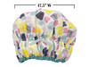 Reusable Shower Bath Cap Lined Oversized Waterproof Shower Caps Large Designed for all Hair Lengths with PEVA Lining Ela