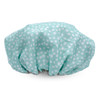 Reusable Nylon Shower Bath Cap Reversible Oversized Waterproof Shower Caps Large Designed for all Hair Lengths w Terry L