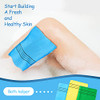 Tatuo 10 Pieces Korean Exfoliating Washcloth Mitt Asian Italy Towel Exfoliating Body Scrubber Double Sided Korean Scrub