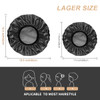 Aquior Shower Cap Extra Large Shower Cap for Men Satin EVA Double Layer Waterproof Reusable Hair Cap for Women Long Hair