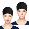 Fesciory Adjustable Working Caps with Button Sweatband Women Ponytail Pouch Hats Long Hair